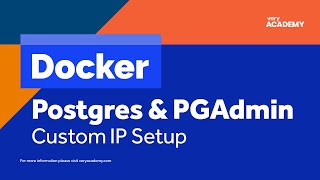 DockerCompose  Dockerizing pgAdmin and Postgres  Volumes and Custom Network IP [upl. by Zirkle]