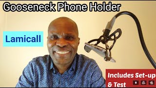 Lamicall Gooseneck Phone Holder  4K [upl. by Mccahill]