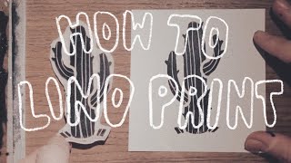 LINO PRINTING  HOW TO [upl. by Valdes]