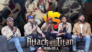 God Levi vs Zeke Beast Titan 2 Attack on Titan Season 4 Episode 14 quotSavageryquot REACTION [upl. by Sousa]