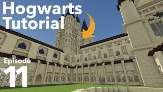 How to build Hogwarts in Minecraft  Episode 11  Transfiguration Courtyard [upl. by Avek811]