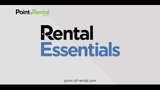 Easy to Use Feature Rich Point of Rental Essentials Software [upl. by Croix]