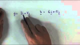 Vectors How to determine parallel vectors [upl. by Icyaj]