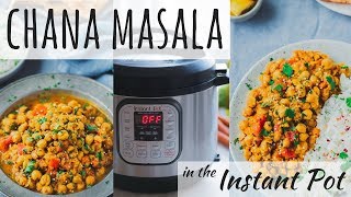 INSTANT POT CHANA MASALA  Instant Pot Indian Recipe [upl. by Einnov]