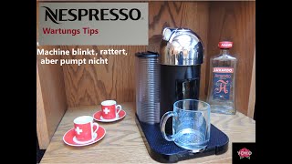 Nespresso Vertuo Reparatur Wartungs Tips Deutsch [upl. by Nyleaj]