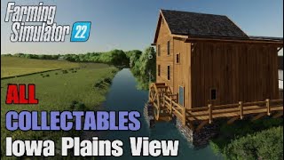 FS22 Iowa Plains View  Earn extra money  All 20 Collectables [upl. by Oneg]