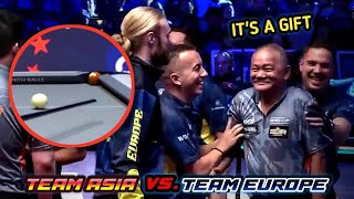 FIRST EFREN REYES CUP  TEAM ASIAN VS TEAM EUROPE  HIGHLIGHTS [upl. by Phelgon]