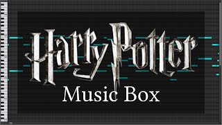 1 Hour Loop Hedwigs Theme  Harry Potter Celesta Part Music BoxMIDI [upl. by Asyen]