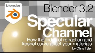 About Blenders Specular Channel [upl. by Heng]