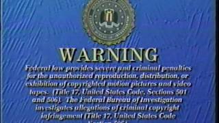 The Evolution of the FBI Warning [upl. by Oralie24]