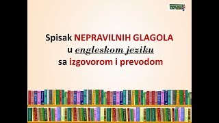 NEPRAVILNI GLAGOLI U ENGLESKOM JEZIKU SA IZGOVOROM I PREVODOM [upl. by Atirac]