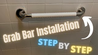 DIY Grab Bar Installation without STUDS  HOW TO 2021 [upl. by Madda820]