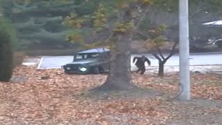 North Korean soldiers shoot defector as he escapes [upl. by Novelc]