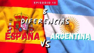 DIFERENCIAS entre ESPAÑA y ARGENTINA  ARGENTINOS EN ESPAÑA [upl. by Jessi]