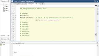 Basic Trigonometric Functions in MATLAB [upl. by Atsyrhc766]