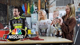 Behind the Driver Sisters stoked Ryan Blaneys passion for NASCAR  Motorsports on NBC [upl. by Aivartal]