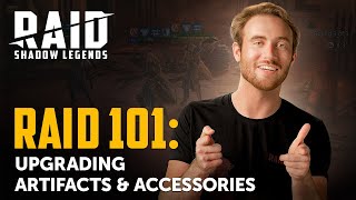 RAID Shadow Legends  RAID 101  Upgrading Artifacts amp Accessories [upl. by Norac]