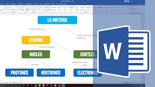 Como hacer un MAPA CONCEPTUAL en WORD 2020 [upl. by Berthe]