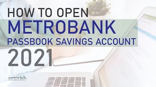 HOW TO OPEN METROBANK PASSBOOK SAVINGS ACCOUNT [upl. by Akinyt]