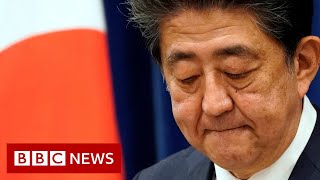 Shinzo Abe Japans PM resigns for health reasons  BBC News [upl. by Aicenert]