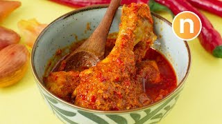 Chicken Rendang  Rendang Ayam Nyonya Cooking [upl. by Anihs]