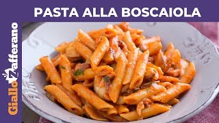 PASTA ALLA BOSCAIOLA RICETTA ORIGINALE [upl. by Noryahs]