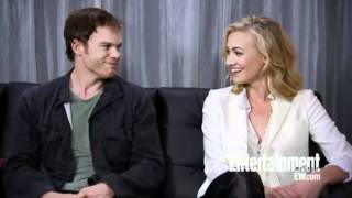 Yvonne Strahovski amp Micheal C Hall Dexter Comic Con San Diego 2012 [upl. by Snow]