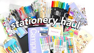 HUGE stationery haul  stationery pal 🌟 [upl. by Dnalrah]