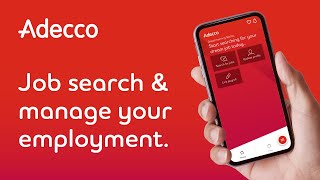 Download the Adecco app – Find a job and manage your employment [upl. by Briggs344]