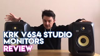 KRK V6S4 Studio Monitors Review [upl. by Ajnin]