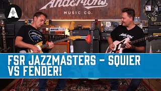 Fender vs Squier Jazzmaster Shootout [upl. by Atteselrahc]