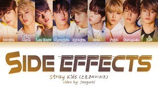 STRAY KIDS  Side Effects 부작용 Color Coded Lyrics EngRomHan가사 [upl. by Ocir]