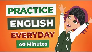 English Conversation Practice  Daily Use English Sentences [upl. by Anihc]