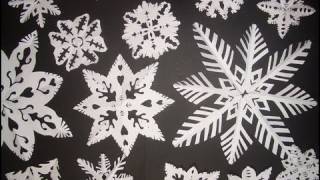 Come fare i fiocchi di NEVE di CARTA  How to do PAPER SNOWFLAKES ENGLISH SUBS [upl. by Nnahtur11]