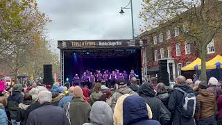 St Albans Christmas Cracker in St Peters Street [upl. by Enihpets]