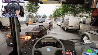 The Bus  Early access gameplay  Dynamic weather  Thrustmaster T300RS [upl. by Lody959]