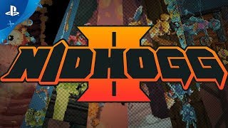 Nidhogg 2  3  Unending Boomerangs 4 Player Gameplay [upl. by Yrakcaz960]