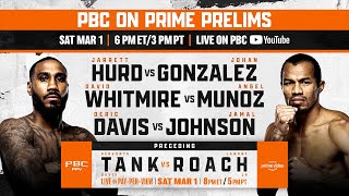 Tank vs Roach FIGHT NIGHT PRELIMS  TankRoach [upl. by Viv609]