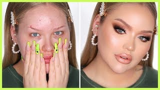 FULL FACE OF FLAWLESS InDepth Makeup Tutorial  NikkieTutorials [upl. by Ynnij]