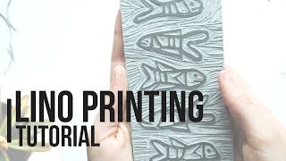 Lino printing  Tutorial  2 [upl. by Diandra]