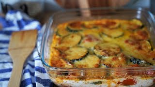 GRATIN DE COURGETTES AU FOUR [upl. by Aneloj]