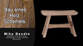 Holz Schemel selber bauen Der Hocker DIY step stool [upl. by Lindsley]