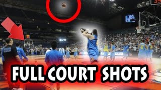 Longest Full Court Shots in Basketball History NBA [upl. by Bonis774]