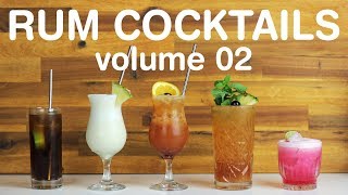 BEST RUM COCKTAILS  volume 02 [upl. by Ettelohcin482]