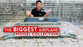 The Worlds Biggest Airplane Model Collection [upl. by Snashall]