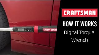 Craftsman Digital Torque Wrench  38 and 12 [upl. by Anatolio]