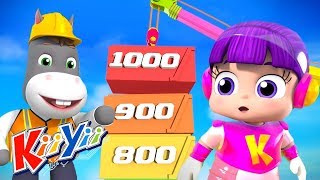 Numbers 1001000  Learn To Count  ABCs and 123s  by KiiYii  Nursery Rhymes amp Kids Songs [upl. by Nedia]