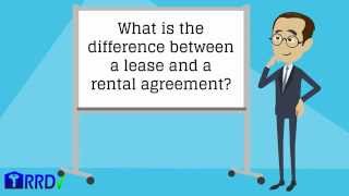 Landlord IQ Whats the Difference Between a Rental Agreement and a Lease [upl. by Enelrats]