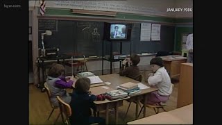 KGW Archive Portland students react to the Challenger disaster [upl. by Ekeiram]