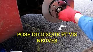 TUTO CHANGER DISQUES DE FREIN FACILE ex sur clio 4 [upl. by Renee93]